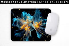 Flower Mouse Pad Design | Mouse Pad Sublimation PNG Product Image 1