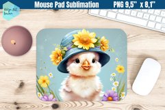 Mouse Pad Sublimation | Spring Chick Product Image 1