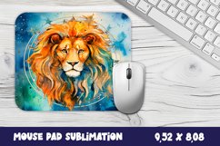 Leo Zodiac, Horoscope Mouse Pad Design Astrology Sublimation Product Image 1