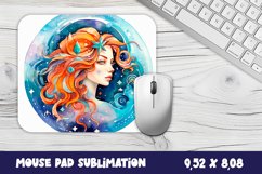Virgo Zodiac Sign Sublimation Zodiac Mouse Pad Design Product Image 1