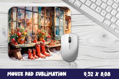 Merry Christmas mouse pad winter/village Product Image 1