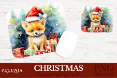 Christmas Sublimation Designs being used as a Mouse Pad Sublimation Print