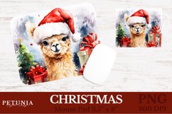 Christmas Sublimation Designs being used as a Mouse Pad Sublimation Print
