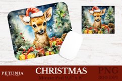 Christmas Sublimation Designs being used as a Mouse Pad Sublimation Print