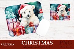Christmas Sublimation Designs being used as a Mouse Pad Sublimation Print