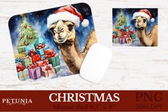 Christmas Sublimation Designs being used as a Mouse Pad Sublimation Print