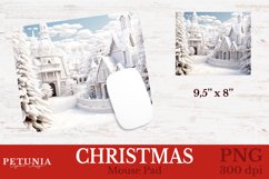 Mouse Pad sublimation design PNG being used as a Christmas Mouse Pad print