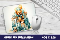 Christmas mouse pad teddy bier/village sublimation Product Image 1