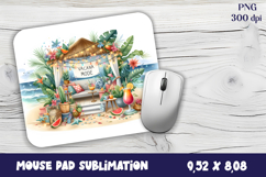 Tropical animals Mouse Pad Sublimation Design PNG Product Image 1