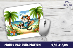 Tropical animals Mouse Pad Sublimation Design PNG Product Image 1