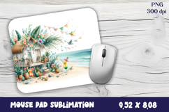 Tropical animals Mouse Pad Sublimation Design PNG Product Image 1