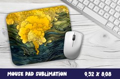 Sunflowers Mouse Pad Design, Sunflowers Sublimation Design Product Image 1