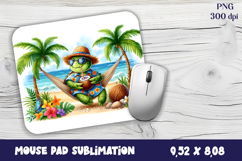 Tropical animals Mouse Pad Sublimation Design PNG Product Image 1