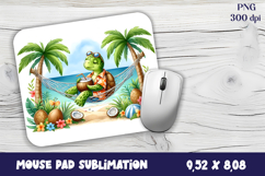 Tropical animals Mouse Pad Sublimation Design PNG Product Image 1