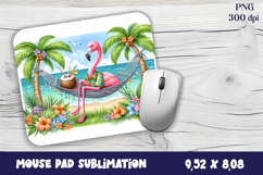 Tropical animals Mouse Pad Sublimation Design PNG Product Image 1