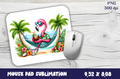 Tropical animals Mouse Pad Sublimation Design PNG Product Image 1