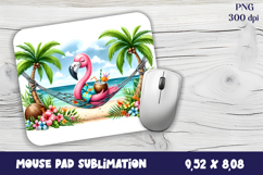 Tropical animals Mouse Pad Sublimation Design PNG Product Image 1