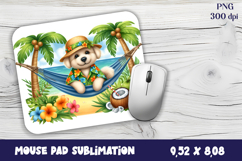 Tropical animals Mouse Pad Sublimation Design PNG Product Image 1