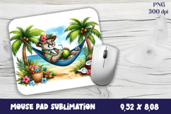 Tropical animals Mouse Pad Sublimation Design PNG Product Image 1