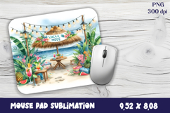 Tropical animals Mouse Pad Sublimation Design PNG Product Image 1