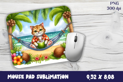 Tropical animals Mouse Pad Sublimation Design PNG Product Image 1