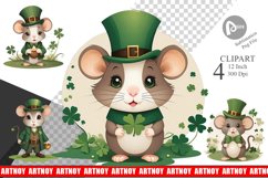 Mouse St. Patrick Clipart Product Image 1