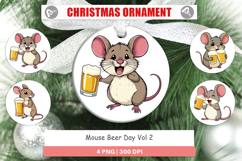 Ornament Mouse Beer Day Product Image 1