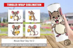 Tumbler Mouse Beer Day Product Image 1