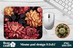 Flower mouse pad sublimation | Floral mousepad design