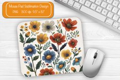 Flower Mouse pad Spring mouse pad sublimation design png Product Image 1