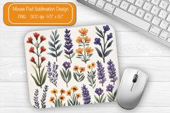 Flower Mouse pad Spring mouse pad sublimation design png Product Image 1