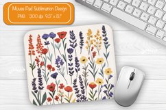 Flower Mouse pad Spring mouse pad sublimation design png Product Image 1