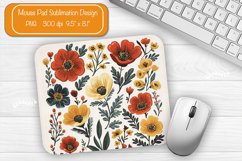 Flower Mouse pad Spring mouse pad sublimation design png Product Image 1