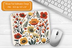 Flower Mouse pad Spring mouse pad sublimation design png Product Image 1