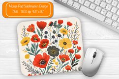 Flower Mouse pad Spring mouse pad sublimation design png Product Image 1