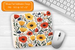 Flower Mouse pad Spring mouse pad sublimation design png Product Image 1