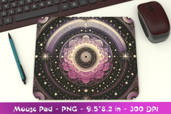 Galaxy Mandala Sublimation PNG Design Product Image 1