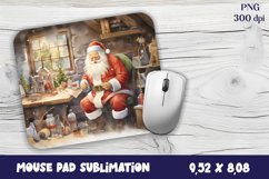 Funny Santa Claus MousePad | Christmas Mouse Product Image 1