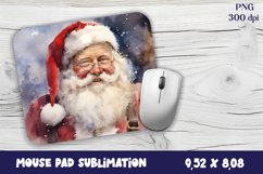 Funny Santa Claus MousePad | Christmas Mouse Product Image 1