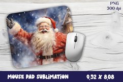 Funny Santa Claus MousePad | Christmas Mouse Product Image 1