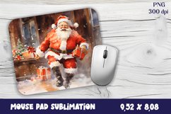 Funny Santa Claus MousePad | Christmas Mouse Product Image 1