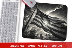 American Patriotic Mousepad Sublimation PNG Product Image 1