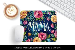 Floral Mama Mouse Pad Design, Digital Download, Sublimation Product Image 1