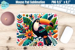 Mouse Pad Sublimation |Toucan PNG Product Image 1