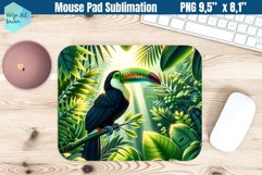 Mouse Pad Sublimation |Toucan PNG Product Image 1