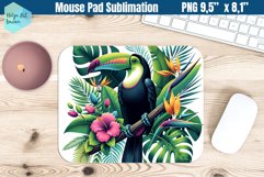 Mouse Pad Sublimation |Toucan PNG Product Image 1