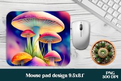 Magic mushroom mouse pad | Mystical moon mousepad Product Image 1