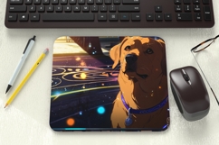 Fantasy Anime Dog Mouse Pad PNG Sublimation Design Product Image 1