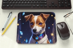 Fantasy Anime Dog Mouse Pad PNG Sublimation Design Product Image 1