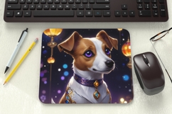 Fantasy Anime Dog Mouse Pad PNG Sublimation Design Product Image 1
